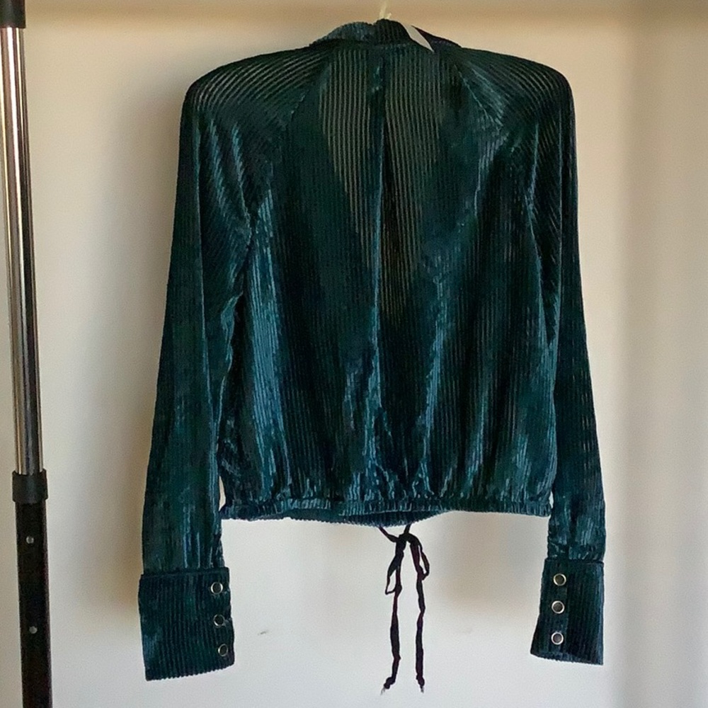 Free People velvet top - Picture 2 of 3